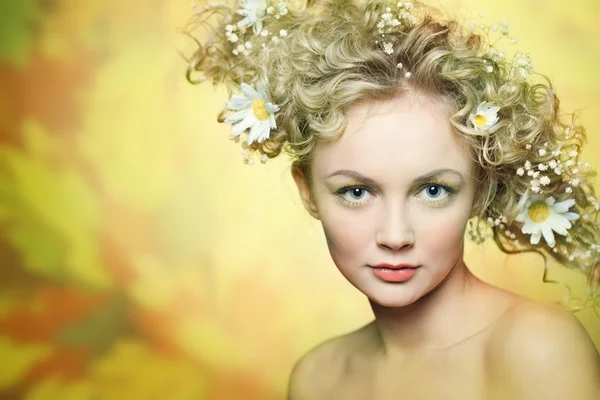 아름다운 소녀의 초상 — 스톡 사진