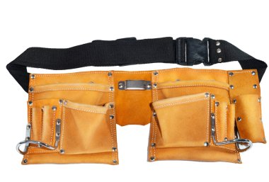 Leather belt for tools clipart