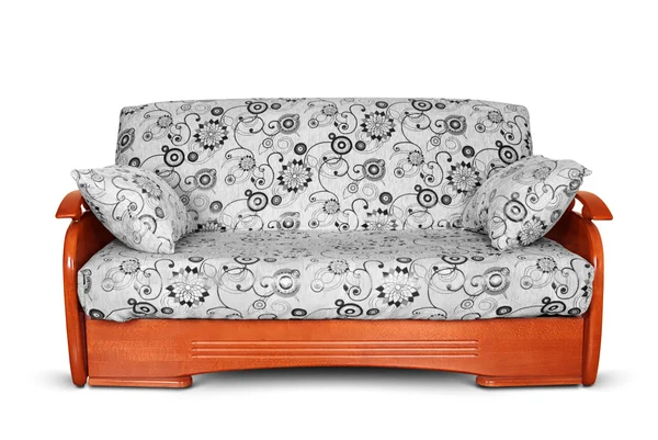 Modern kanepe yastık ile — Stok fotoğraf