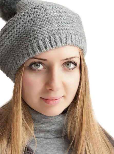 Stock image The beautiful woman isolated on the white