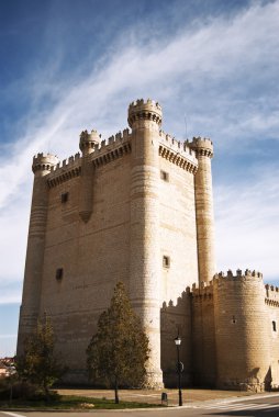 Tower of castle, Fuensaldaña, Valladolid, Spain