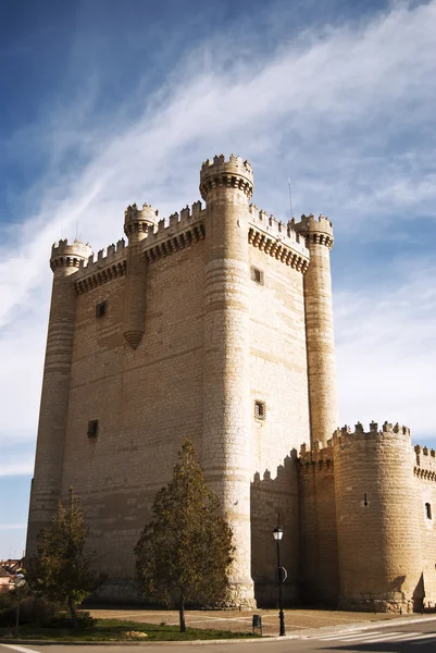 Tower of castle, Fuensaldaña, Valladolid, Spain — Stock Photo, Image
