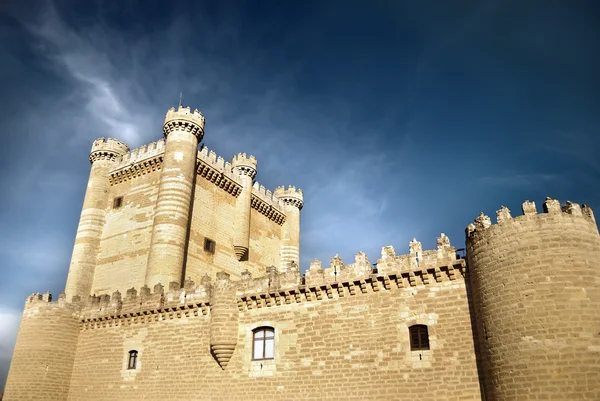 Castle of Fuensaldaña, Valladolid, Spain — Stock Photo, Image