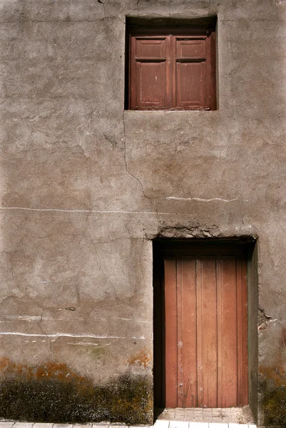 Detalii Frontul unei case rurale, Spania — Fotografie, imagine de stoc