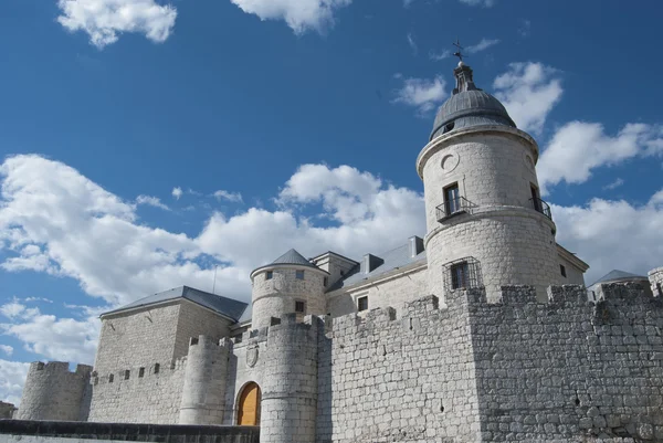 Simancas zamek, valladolid, Hiszpania Obraz Stockowy