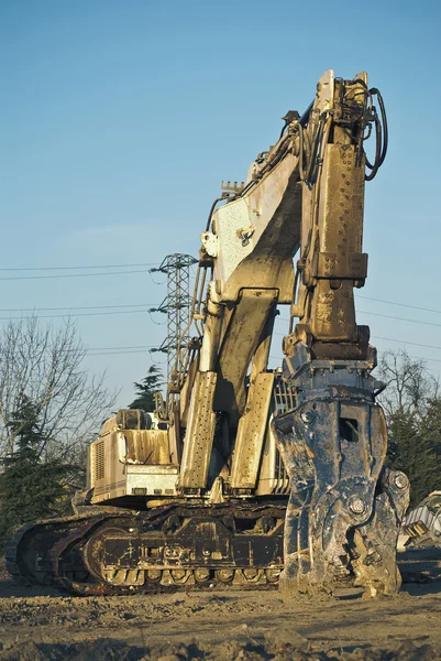 Machine of demolitions — Stok fotoğraf