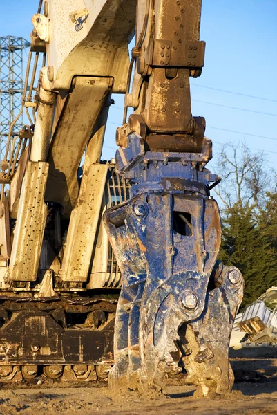 Detail of demolition machine — Stock Photo, Image
