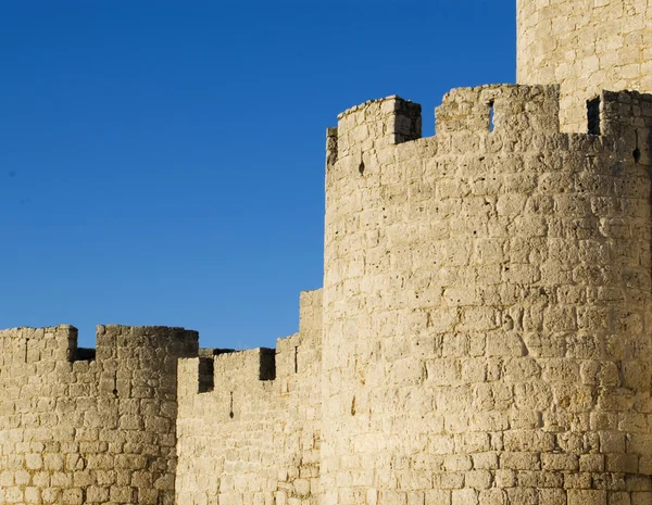 The walls of the castle of Simancas, Spain — Stock Photo, Image