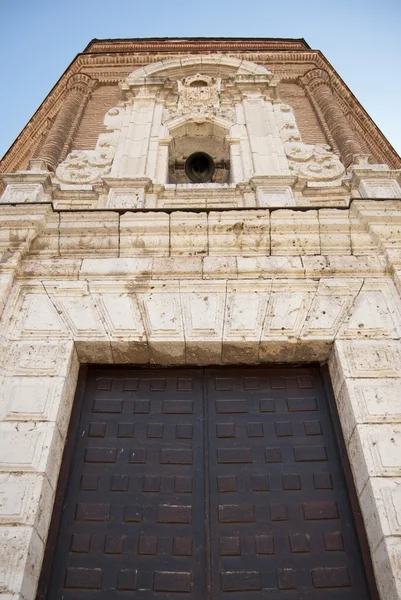 Homlokzati kápolna, Krisztus csaták, Rueda, Valladolid, Sp — Stock Fotó