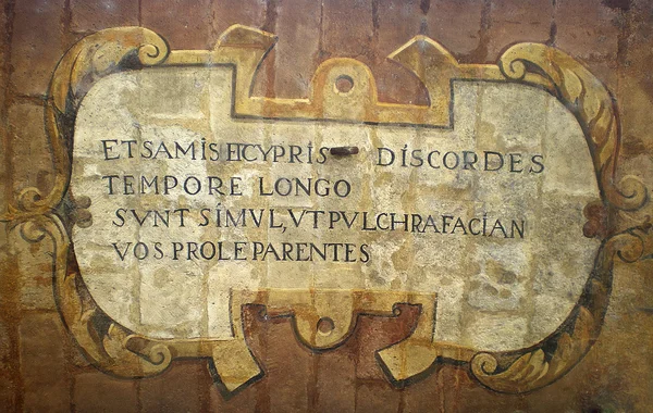 Latinský text — Stock fotografie
