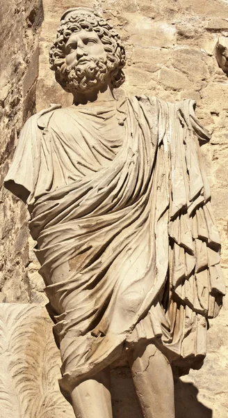Rzymskie rzeźby, Mérida, Hiszpania — Zdjęcie stockowe