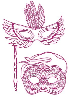 Carnival Masks clipart