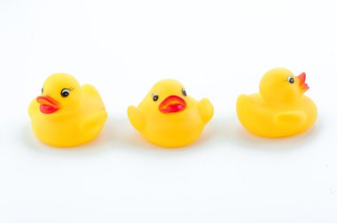 Yellow ducks clipart