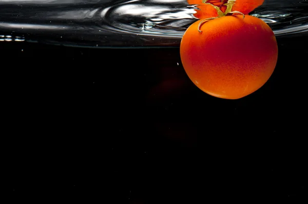 Tomate na água — Fotografia de Stock