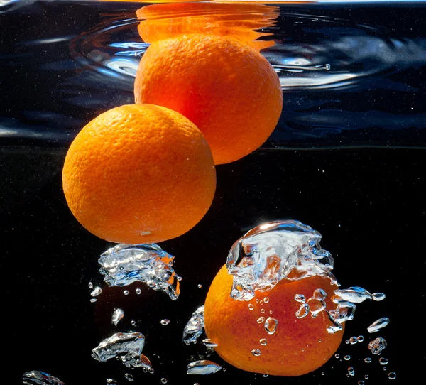Üç portakal suyu — Stok fotoğraf