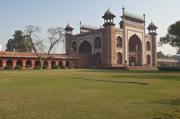Entrada do Taj Mahal — Fotografia de Stock