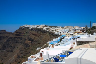 fira şehir, santorini, Yunanistan