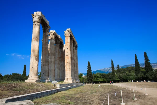 Chrám Olympského Dia, Atény, Řecko — Stock fotografie