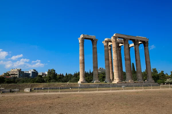 Ett tempel för den olympiska zeus, Aten, Grekland — Stockfoto