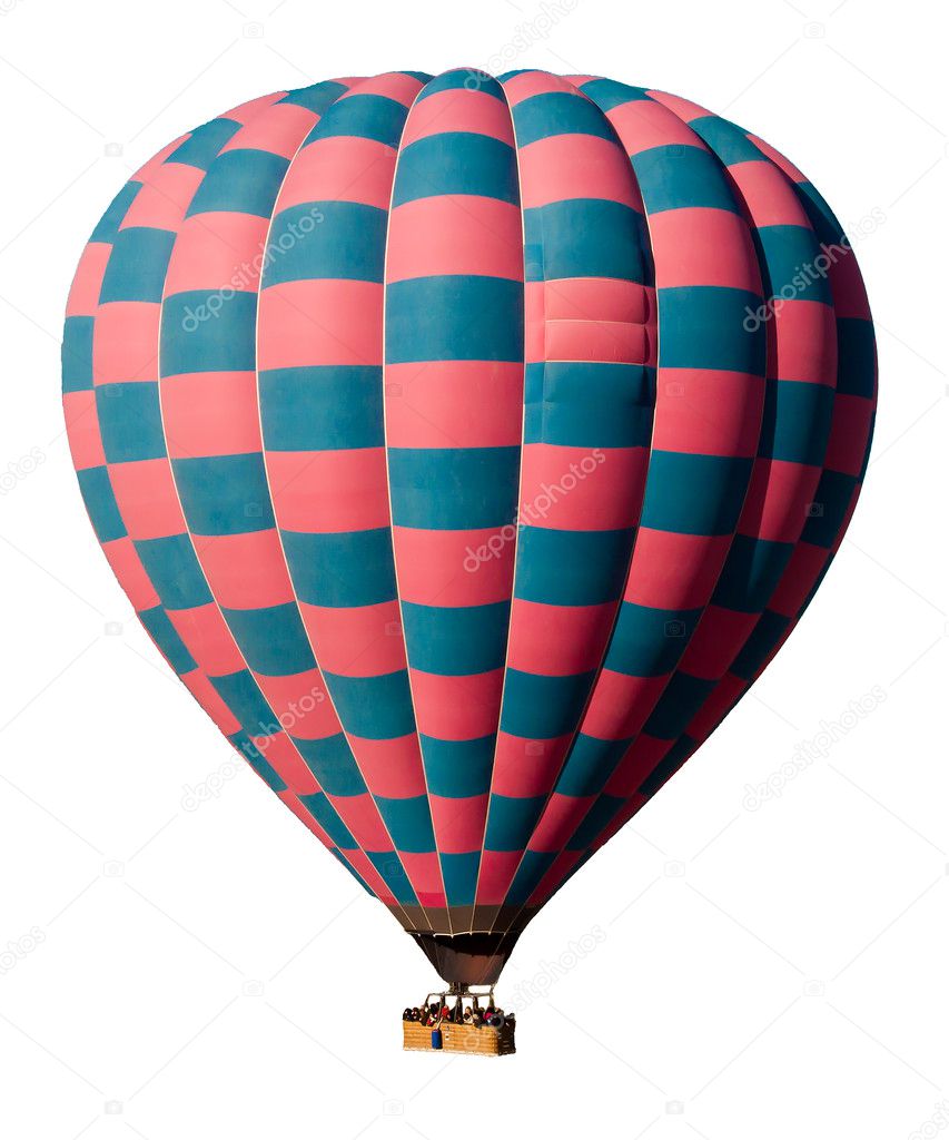 A colorful and beautiful hot balloon