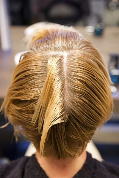 Coloração do cabelo — Fotografia de Stock