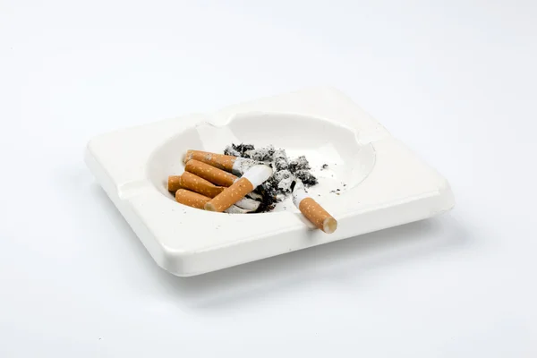 Gebruikte sigaretten — Stockfoto