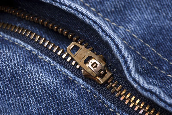 stock image Zip in a jeans