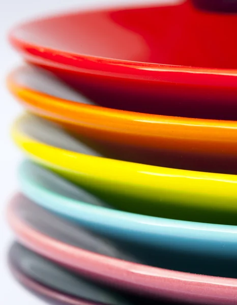 Pratos coloridos — Fotografia de Stock