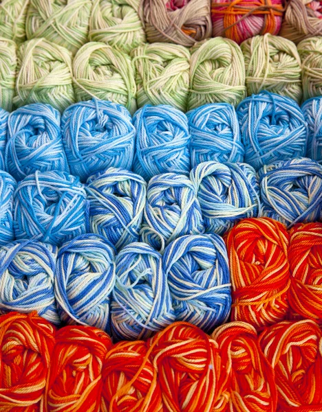 Kollorfull Yarn – stockfoto
