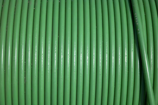 Zöld kábelek — Stock Fotó