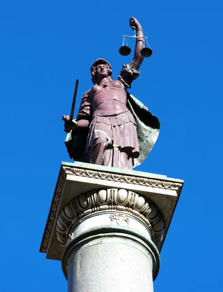 stock image Sculpture with scales on the area in Florence
