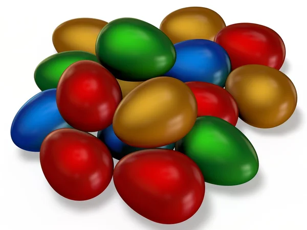 Stock image Colored Easter eggs