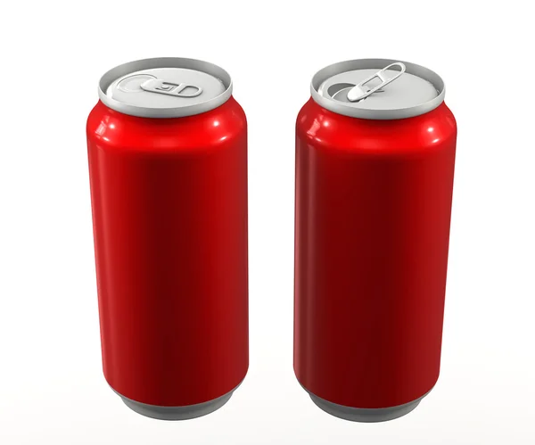 缶の赤 — ストック写真