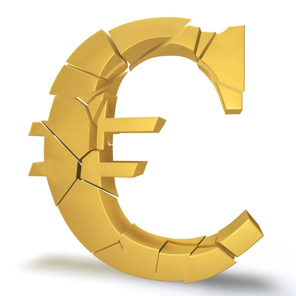 Euro zwijanie — Zdjęcie stockowe
