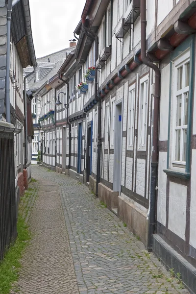 Alley With Half-timbered Houses — Stock Photo, Image