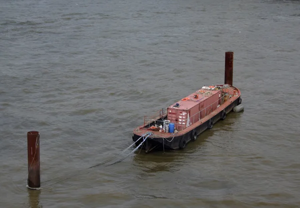 stock image Barge At The Thames