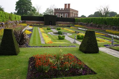 Garden at Hampton Court clipart