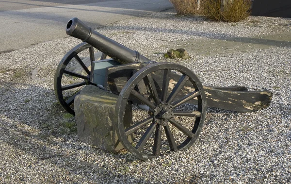 stock image Old Cannon on Wheels