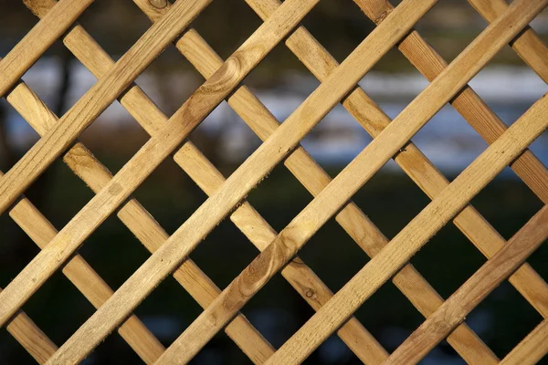 Частиною паркан — стокове фото