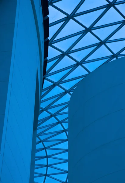 Синяя архитектура — стоковое фото