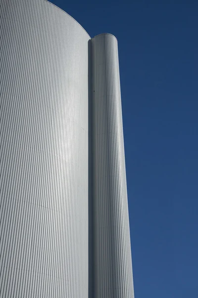 Närbild på en silo — Stockfoto