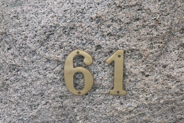 Numer 61 — Zdjęcie stockowe