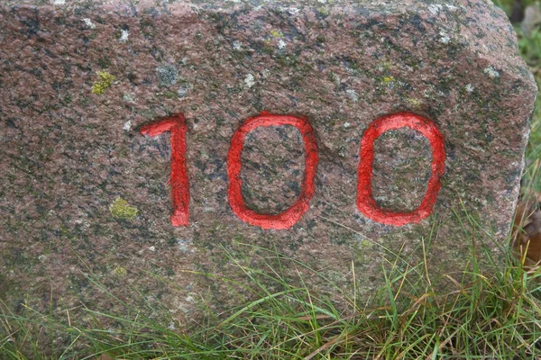 Číslo 100 — Stock fotografie