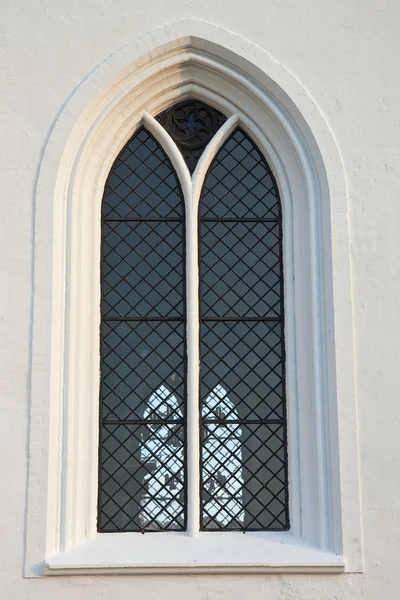 Bleifreies Kirchenfenster — Stockfoto