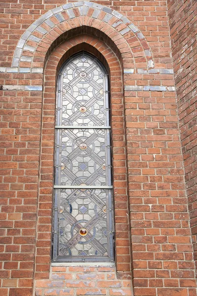 Ołowiowa okno Kościoła — Zdjęcie stockowe