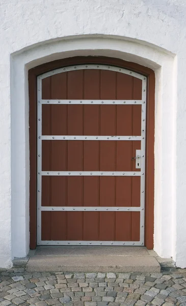 Red Church Door — Stock Photo, Image