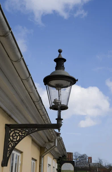 Старая газовая лампа — стоковое фото