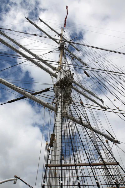 Mast on Sailing Ship — Fotografie, imagine de stoc