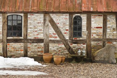 Half-Timbered Wall clipart