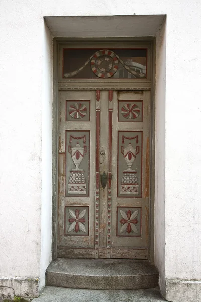 Vecchia doppia porta — Foto Stock
